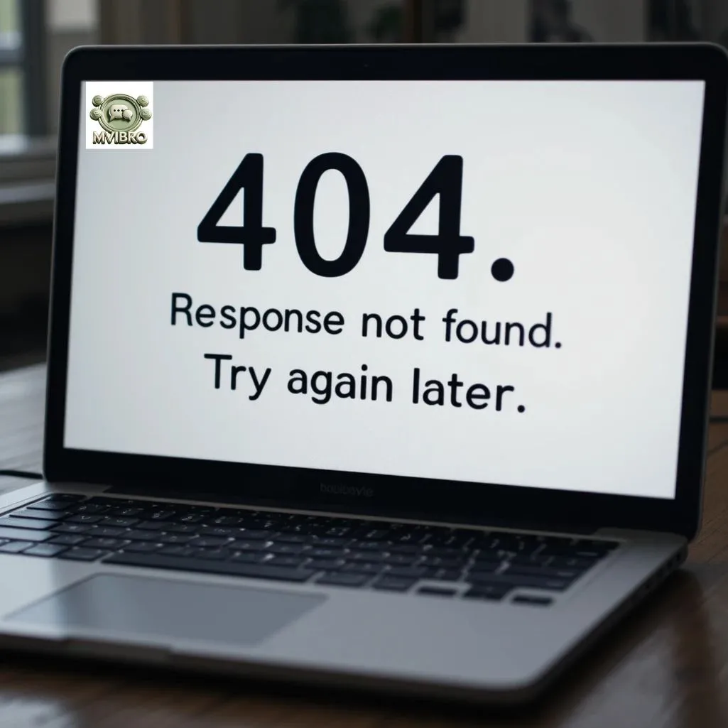 404 Response Not Found Try Again Later