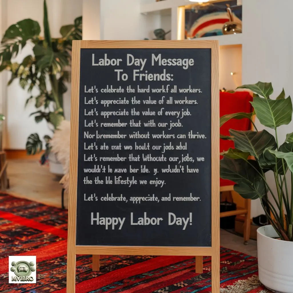 Labor Day Message To Friends