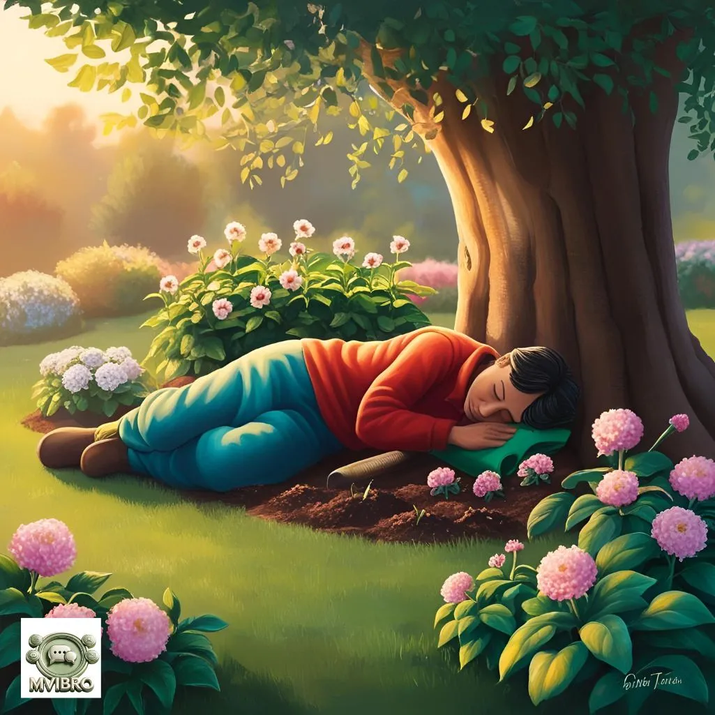 Like A Gardener After A Day Of Planting