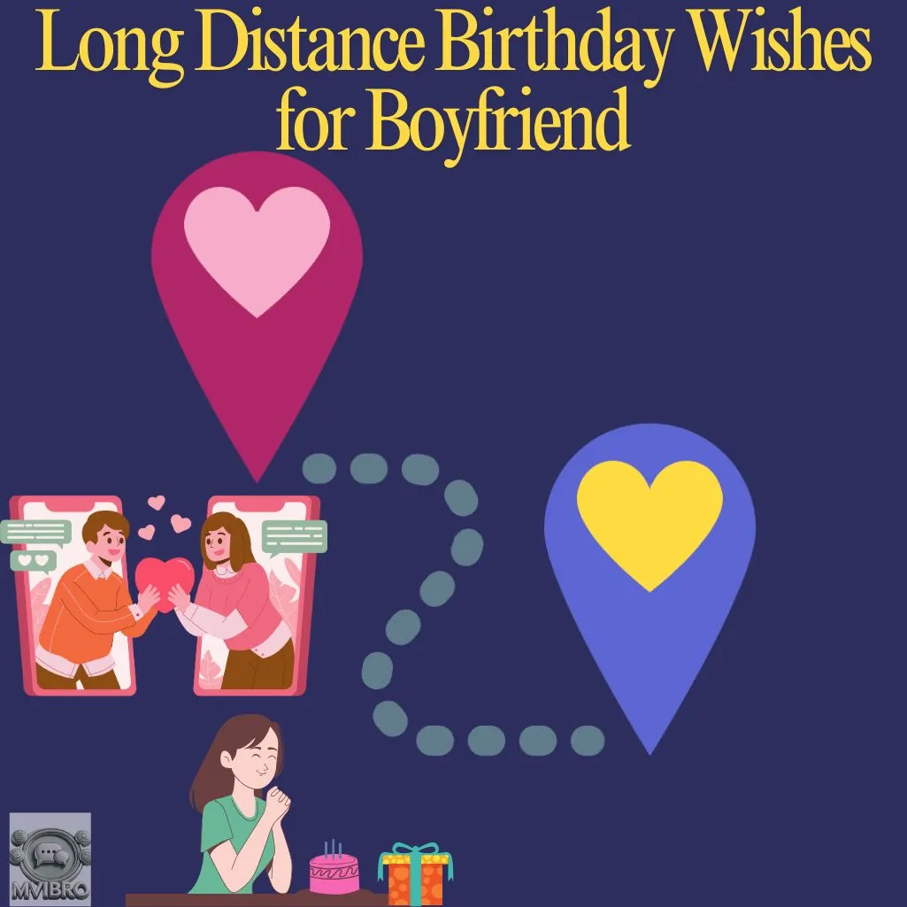 Long Distance Birthday Wishes