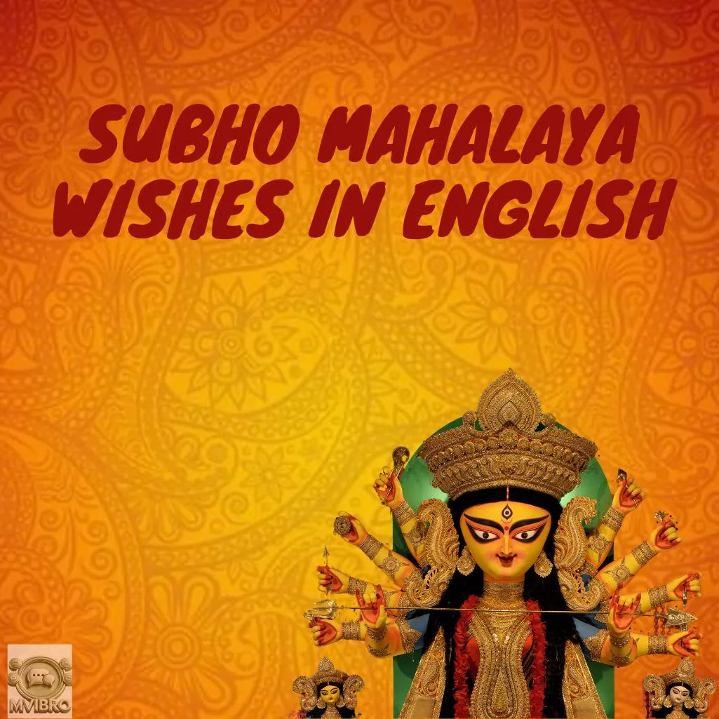 Subho Mahalaya Wishes In English