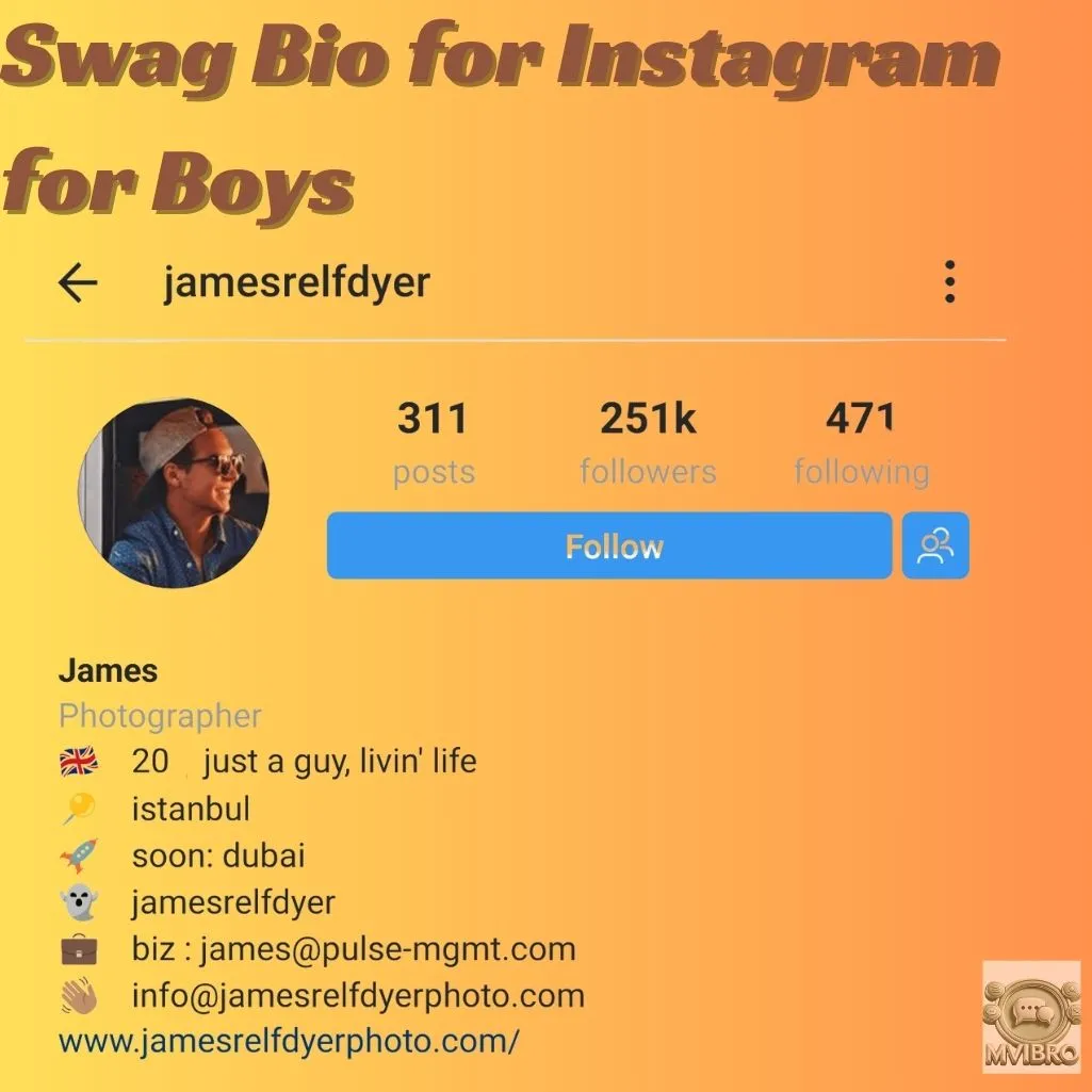 Swag Bio For Instagram For Boys 2