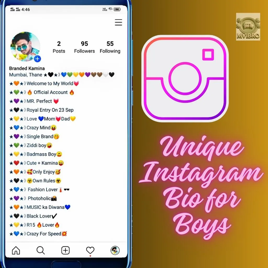 Unique Instagram Bio For Boys