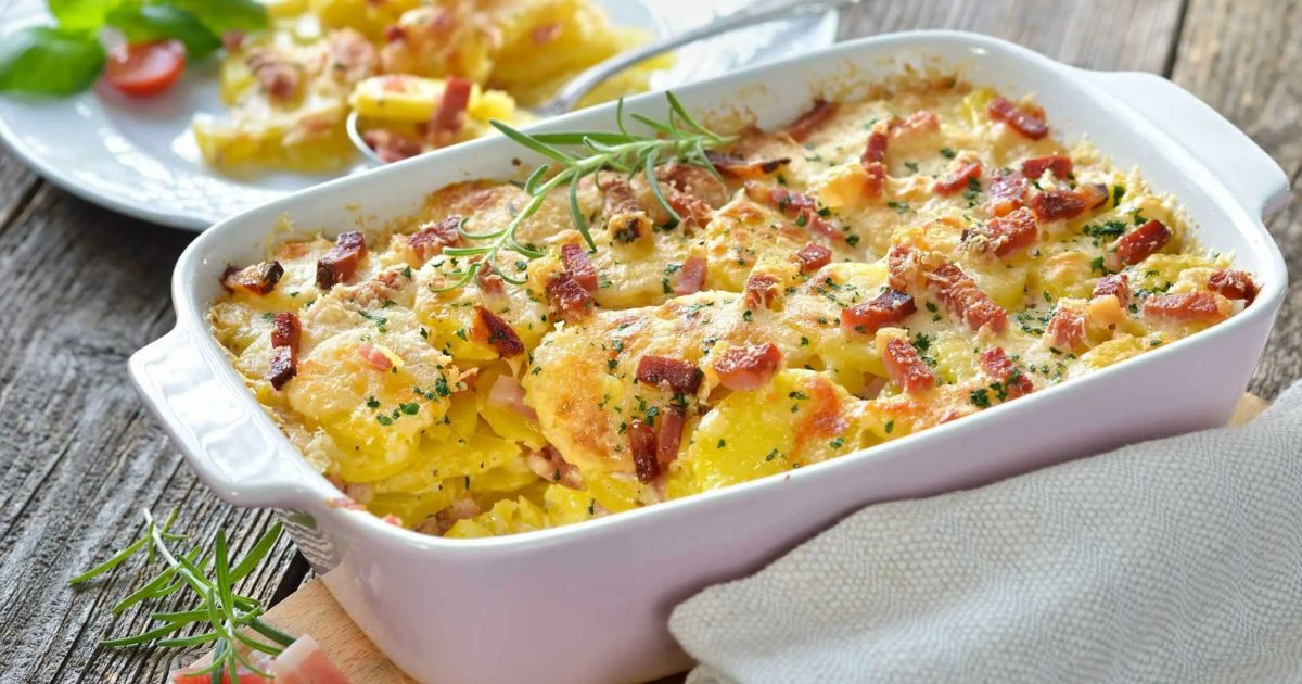 Beef Potato Au Gratin