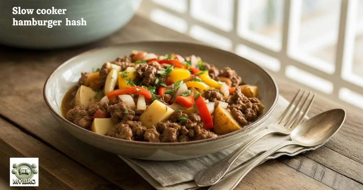 Slow Cooker Hamburger Hash