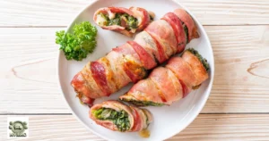 Cheese Stuffed Bacon Brats